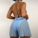 Women's Clothing Swimsuit Split Three Piece Set Mesh Skirt Swimsuit Printed Backless Sexy Bikini_ecoleips.com