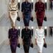 Elegant Satin Long Sleeve Dress For Women - Slim Waist Summer Dress With Premium Finish (S-XXL)_ecoleips.com