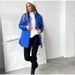 Women's Longline Quilted Puffer Coat With Button Front & Lapel Collar – Loose Fit Warm Winter Jacket For Casual & Office Wear_ecoleips.com