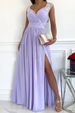 Women's Clothing Style Sleeveless Lace Open Back Hem Slit_ecoleips.com