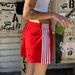 Women's Clothing Pants Women Summer Girl Street Contrast Striped Loose Trousers_ecoleips.com