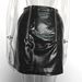 Women's PU Motorcycle Leather Jacket Slim Fit Lapel Multi Zip Design Paired with Bodycon Skirt Set_ecoleips.com