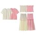 Cross-border Wholesale Of European And American Women's Clothing 2025 Summer New Elastic Knit Strapless Short-sleeve_ecoleips.com