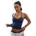 Cross-Border Hot-Selling Fitness Women's Padded Sports Bra Yoga Wear Camisole For Outerwear_ecoleips.com