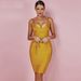 Women's Clothing Suspension Waist Sexy Hip Covering Bandage Dress_ecoleips.com