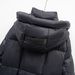 Pinghu Chixin Long Diamond Northeast Cold-Proof Down Jacket For Women New Black Pearl Thickened Over-The-Knee Couple_ecoleips.com