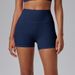 vvcx 2025s Brushed Naked Feel Yoga Three-Quarter Quick-Dry Tight Sports Shorts Women Butt-Lifting Running Training Fitness Pants_ecoleips.com