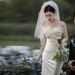 Ethereal Strapless Light Wedding Dress Women's Forest Inspired Satin Bridal Gown Mermaid Style Spring 2026_ecoleips.com