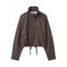 Women's Clothing Autumn Fashion Casual Loose Seersucker Jacket And Shorts Set Regular Thickness_ecoleips.com