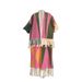 Women's Casual Knitted Jacket Color Matching Tassel Detail Long Pullover Polyester Spring/Autumn Wear_ecoleips.com