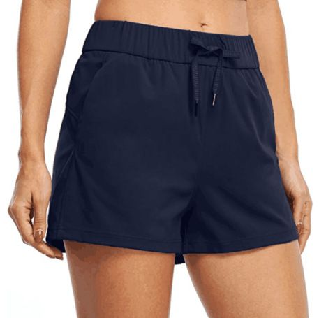 Spring Summer New Women's Loose Breathable Drawstring Yoga Running Fitness Casual Shorts_ecoleips.com