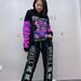 Women's Clothing Large Size Suits Long Sleeved And Long Pants Two Piece Suits_ecoleips.com