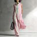 Women's Color-Block Lounge Set, Casual Sleeveless Vest And Open Front Cardigan With Wide-Leg Pants, Soft Polyester Blend Comfort Outfit_ecoleips.com