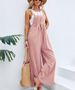 Women's Clothing Solid Color Casual Overalls Trousers_ecoleips.com