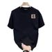 Men's Trendy Loose Fit Casual T-Shirt Short Sleeve 100% Pure Cotton Exclusive Short T-Shirt_ecoleips.com