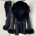 Elegant Oversized Fox Fur Collar Double-Faced Wool Coat For Women - Warm Winter Outerwear With Hood, Loose Fit, Mid-Length_ecoleips.com