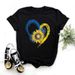 Summer European And American Cross-border Foreign Trade Wholesale T-shirts, Round-neck Casual Plus-size Loose_ecoleips.com