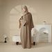 2025 New Spring Summer Long Women Muslim Clothing Fashion Elegant Cover Up Dress Two Piece Set_ecoleips.com