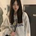 American Retro Oversized Sweatshirt Women, Spring Casual New Style, Popular Autumn And Winter Fleece Top Jacket For_ecoleips.com