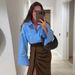 Women's Clothing Summer New Sweet Fresh Loose Plus Size Lapel Long Sleeve Patch Pocket Shirt Women's Top_ecoleips.com