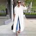 Plus Size Women's Clothing Long Shirt Casual Loose Fit Solid Color O-Neck Thick Polyester For Autumn Winter American Style_ecoleips.com