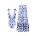 Bohemian Print One-Piece Swimsuit For Women – Asymmetric Straps, 80% Polyester, Uv Protection For Beach & Pool (S-Xl, Red/Blue/Purple/Green)_ecoleips.com