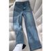 Women's Clothing Retro Narrow Version Popular Wide Leg Jeans For Women Spring High Waist Loose Slim Small Straight Mopping Pants_ecoleips.com