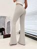 Aria Basics Cross-Border European And American Women's Fashion In-Stock Casual Straight-Leg Yoga Slim Fit Flared Long Pants_ecoleips.com