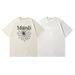 Mardi Women's Short Sleeve T-Shirt Korean Daisy Letter Print Pure Cotton Loose Summer Casual Round Neck Top_ecoleips.com