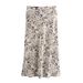 Aria Basics Aria Basics Cross-border European And American Women's Fashion INS Hot-selling Silk Satin Midi Skirt In Multiple Colors_ecoleips.com