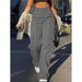 Women's Clothing Trendy Wide Leg Trousers Casual Workwear Loose Fit American Style_ecoleips.com