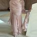 Elegant Temperament Flared Sleeves Robe Dress Spring New Formal Occasion Women Dress Lotus Leaf Edge Design O-neck Evening Dress_ecoleips.com
