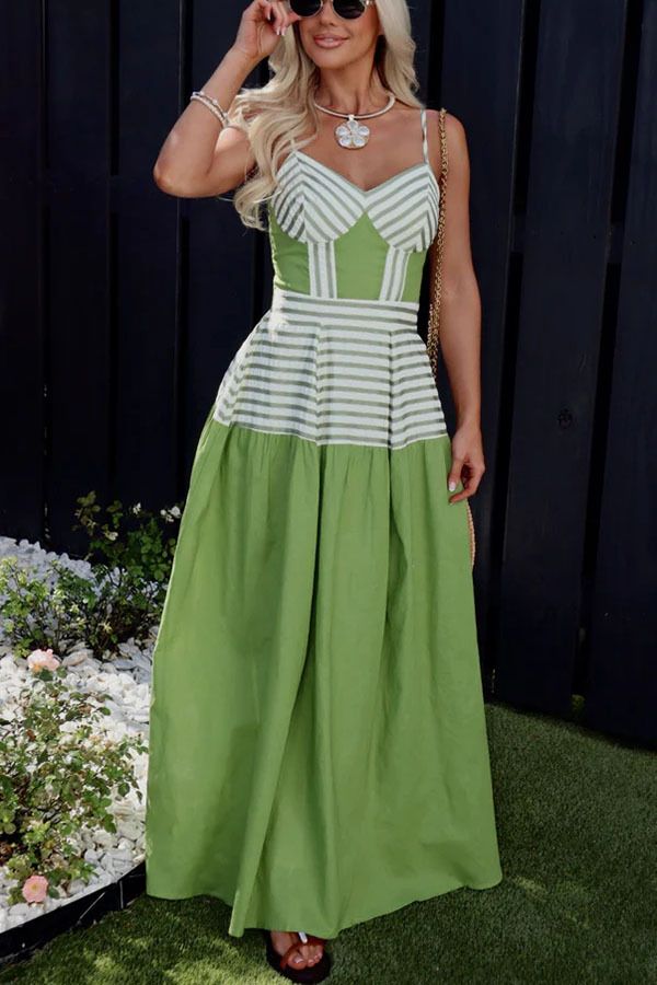 Women's Clothing Summer Sexy Backless Print Suspender Dress_ecoleips.com
