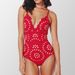 Women's One Piece Swimsuit Deep V Neck Push up Backless Long Overdress European American Style Factory Made Cross Border New_ecoleips.com