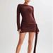 New Short Skirt Women's Clothing Autumn And Winter High-end Sexy Spice Girl Knitted Dress Short Skirt Women_ecoleips.com