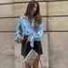 2025 Women's Summer New Long Sleeve Shirt Turn-down Collar Casual Loose Top Solid Color Blouse For Women_ecoleips.com