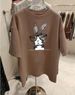 Oversized Short Sleeved T-Shirt for Women Mid-Length Loose Casual Fashionable Versatile Thick Base Layer Spring Summer Top_ecoleips.com