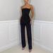 2025 European American Cross-border Independent Site Sexy Off-shoulder Shiny Tank Top And Diamond Pants_ecoleips.com