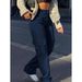 Women's Clothing Trendy Wide Leg Trousers Casual Workwear Loose Fit American Style_ecoleips.com