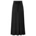 Women's Clothing Plus Size Women's Fashion Knitted Skirt 200 Pounds High Waist Medium And Long Slit A Line Skirt Elastic Over The Knee_ecoleips.com