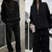 In Stock 2026 European American Women's New Fashion Versatile Casual Long-sleeve Sweatshirt And Pants Two-piece Set For_ecoleips.com