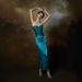 Women's Clothing Women's Blue Fishbone Strapless Fitted Top And Satin Fishtail Pencil Skirt Two Piece Mermaid Inspired Suit_ecoleips.com