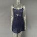 Women's Clothing Party Hot Diamond Semi Perspective Suspender Short Dress_ecoleips.com