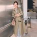 ng2510292 Women's Trench 2026 New Model For Spring And Autumn, Popular British Style, Mid-length, Petite-friendly, Trendy Khaki_ecoleips.com