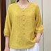 High-End Women's Summer Garment Featuring Vintage Embroidery Patterns, Made From Cotton And Linen Fabric With A V-Neck D_ecoleips.com