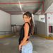 Women's Sleeveless Vest U Neck Ruffled Irregular Casual Fashion European American Style Summer Top Hot Selling 2024_ecoleips.com