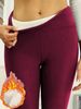 Women's Clothing Women's Slimming Wool Pants Fleece Lined Thermal Thick Leggings For Formal & Casual For Women_ecoleips.com
