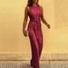 Elegant High-Waisted Metallic Sequin Jumpsuit For Women - Sleeveless Party Wear, Plus Size Available In Black, Silver, Blue, Champagne, Wine Red, Gold_ecoleips.com