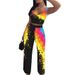 Women's Digital Print Two Piece Set Sleeveless Vest And Trousers Relaxed Everyday Wear Comfortable Feshion_ecoleips.com