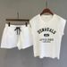 Women's Clothing Plus Size Casual Fashion Sportswear Set Sleeveless Top And Shorts Two-Piece Trendy Summer Outfit_ecoleips.com